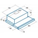CATA TF 5260 WH Semi built-in (pull out) White D 325 m /h CATA TF 5260 WH Semi built-in (pull out) White D 325 m /h