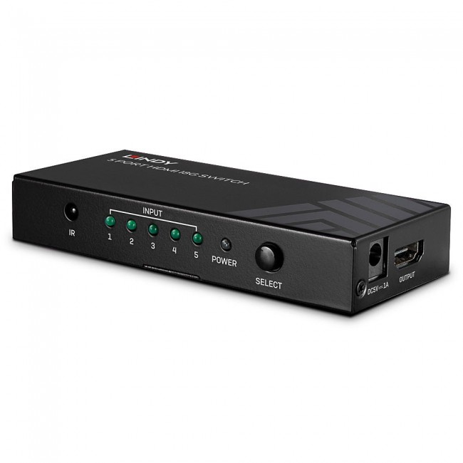 Lindy 5 Port HDMI 18G Switch Lindy 5 Port HDMI 18G Switch