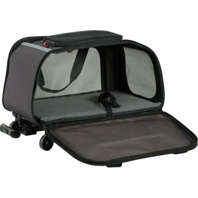 ZOLUX Nomad wheeled pet carrier for dogs and cats 47 32 27 cm