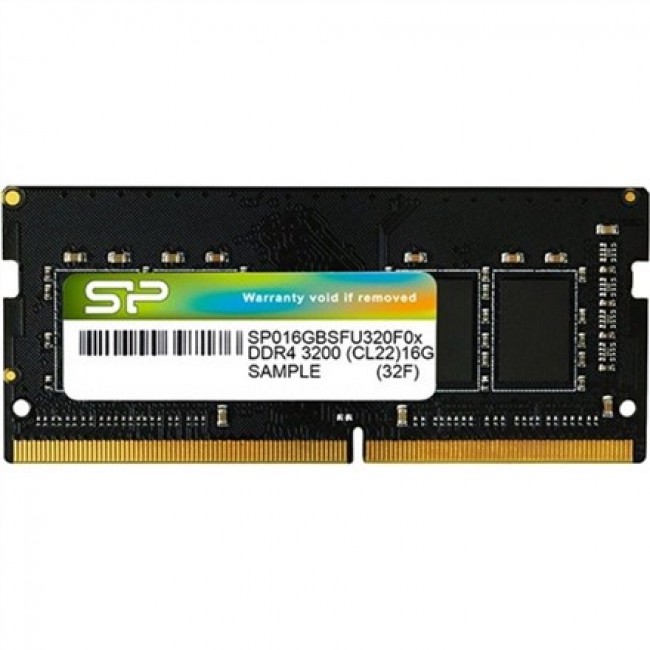 Silicon Power SP016GBSFU320X02 memory module 16 GB 1 x 16 GB DDR4 260-pin SO-DIMM Silicon Power SP016GBSFU320X02 memory module 16 GB 1 x 16 GB DDR4 260-pin SO-DIMM