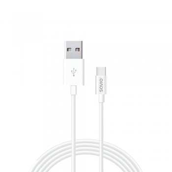 Savio CL-125 USB cable USB 2.0 1 m USB A USB C White