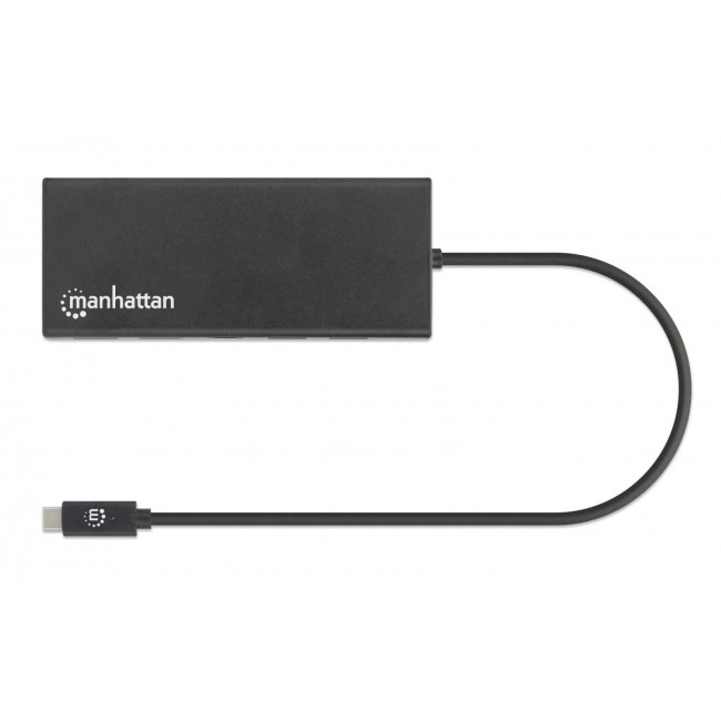 Manhattan 152747 USB Type-C Docking Station Black Manhattan 152747 USB Type-C Docking Station Black