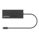 Manhattan 152747 USB Type-C Docking Station Black Manhattan 152747 USB Type-C Docking Station Black