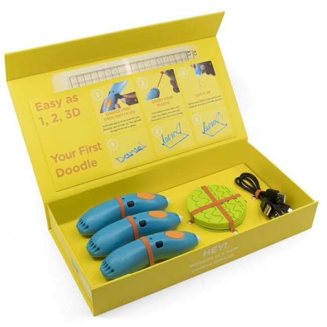 3Doodler Start EDU Plastic Blue, Cyan, Green, Grey, Orange, Red, White, Yellow