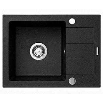 Sink PYRAMIS SPARTA 59x44 1B 1D black