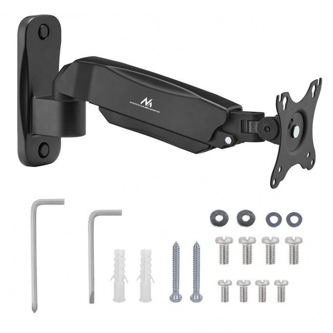 Maclean monitor wall mount, computer screen holder, 17-32'', 9kg max, mechanical spring, MC-979 Maclean monitor wall mount, computer screen holder, 17-32'', 9kg max, mechanical spring, MC-979