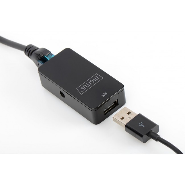 DIGITUS Extender USB Cat5/5e/6 (UTP, STP o. SFP) bis 50m