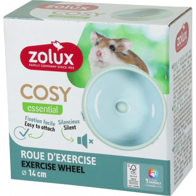 ZOLUX Cosy - silent hamster wheel - 14 cm ZOLUX Cosy - silent hamster wheel - 14 cm