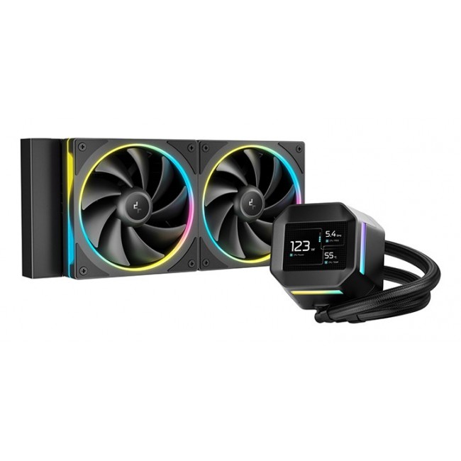 DeepCool LM240 Processor Liquid cooling kit 12 cm Black 1 pc(s) DeepCool LM240 Processor Liquid cooling kit 12 cm Black 1 pc(s)