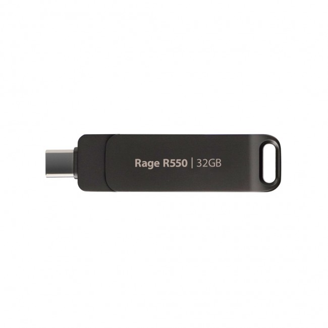 Flashdrive PATRIOT Rage R550 32GB 100 MB/S USB A+C Swivel Design (PE32GR550DSAD) Black Flashdrive PATRIOT Rage R550 32GB 100 MB/S USB A+C Swivel Design (PE32GR550DSAD) Black
