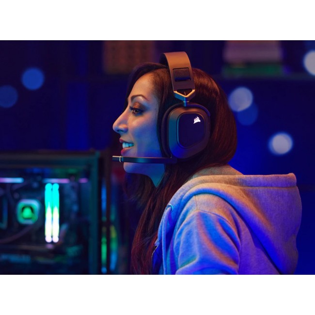 Corsair | Gaming Headset RGB | HS80 | Wireless | Over-Ear | Wireless