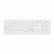 Contour Design Active Key Contour ClassicClean Medical Keyboard Removable Cover Full-Size Wireless White DE C8100