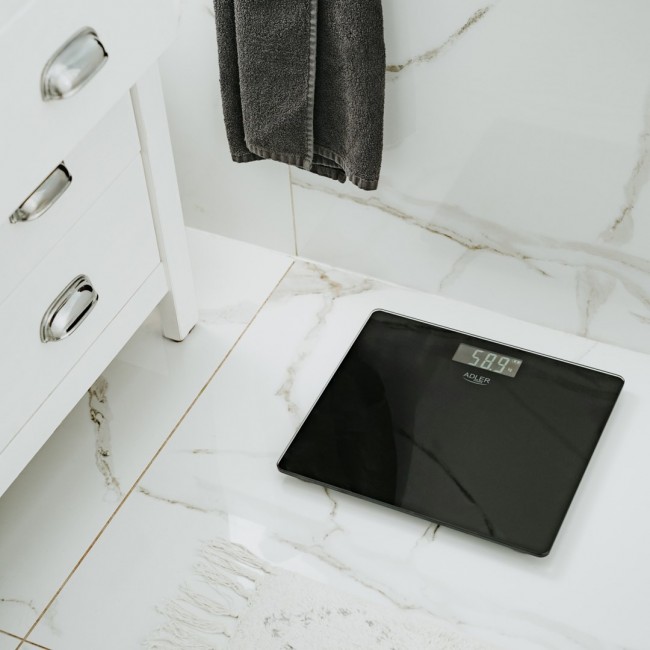 Bathroom scale ADLER AD 8194b rechargeable USB-C Black