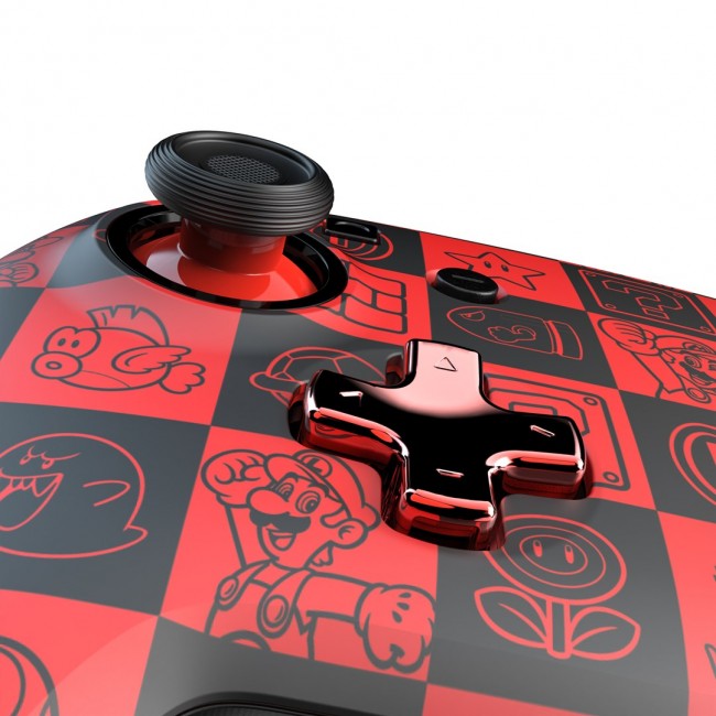 PDP REMATCH GLOW Black, Green, Red Gamepad Analogue / Digital Nintendo Switch, Nintendo Switch OLED