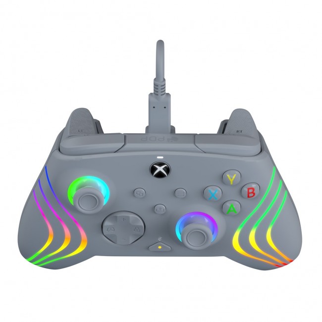 PDP Afterglow Wave Grey USB Gamepad Analogue / Digital PC, Xbox One, Xbox Series S, Xbox Series X