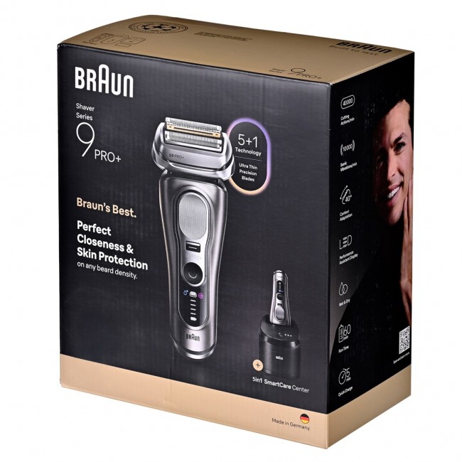 Braun Series 9 Pro+ 9655cc Foil shaver Trimmer Grey