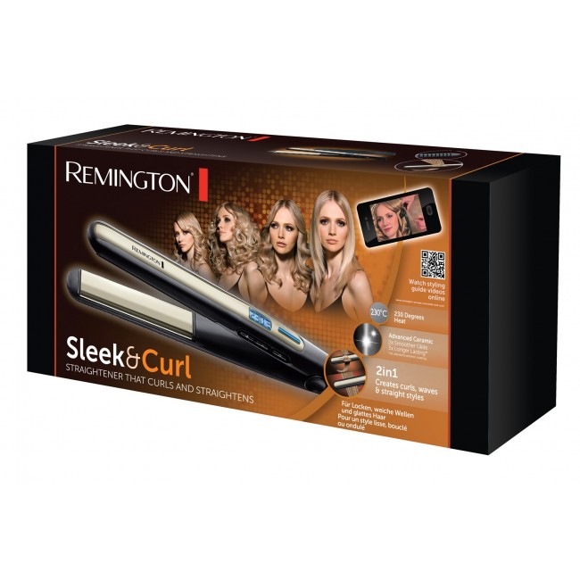 Remington S6500 hair styling tool Straightening iron Warm Black 2.5 m Remington S6500 hair styling tool Straightening iron Warm Black 2.5 m