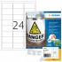 HERMA 9537 self-adhesive label Rectangle White 960 pc(s)