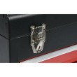 Yato YT-08874 small parts/tool box Stainless steel Black, Red