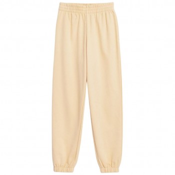 Women's trousers 4F F147 light yellow 4FSS23TTROF147 73S L