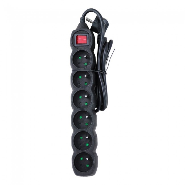 Esperanza ELK217K power extension 1.5 m 6 AC outlet(s) Indoor Black Esperanza ELK217K power extension 1.5 m 6 AC outlet(s) Indoor Black