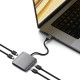 Satechi ST-H4CPDM interface hub USB Type-C 10000 Mbit/s Grey Satechi ST-H4CPDM interface hub USB Type-C 10000 Mbit/s Grey