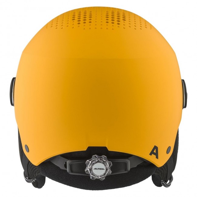 Alpina Zupo Visor Q-Lite Burned-Yellow winter helmet. Matt 51-55 Alpina Zupo Visor Q-Lite Burned-Yellow winter helmet. Matt 51-55