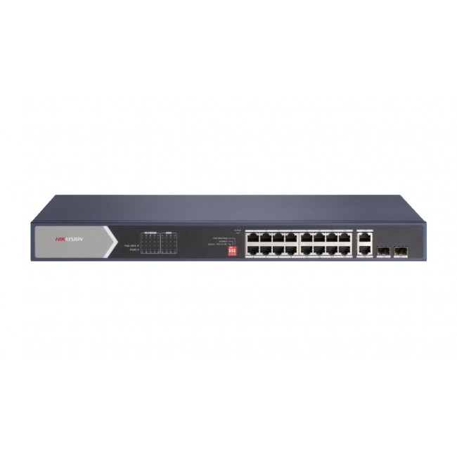 Hikvision DS-3E0520HP-E network switch Unmanaged Gigabit Ethernet (10/100/1000) Power over Ethernet (PoE) Blue