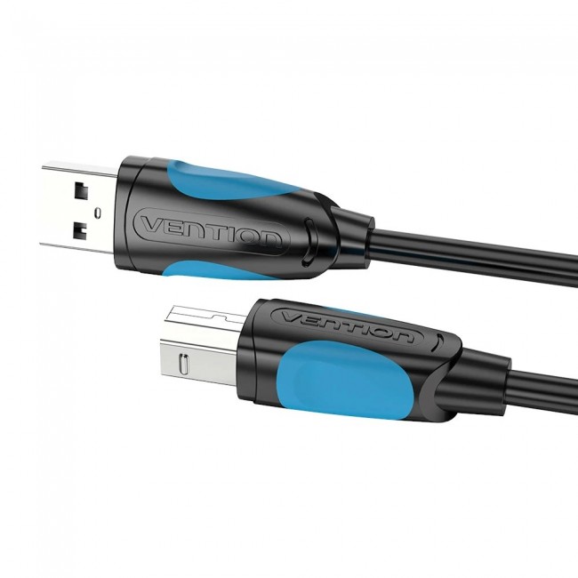 Vention USB-A to B printer cable, 480Mbps, 5m, black