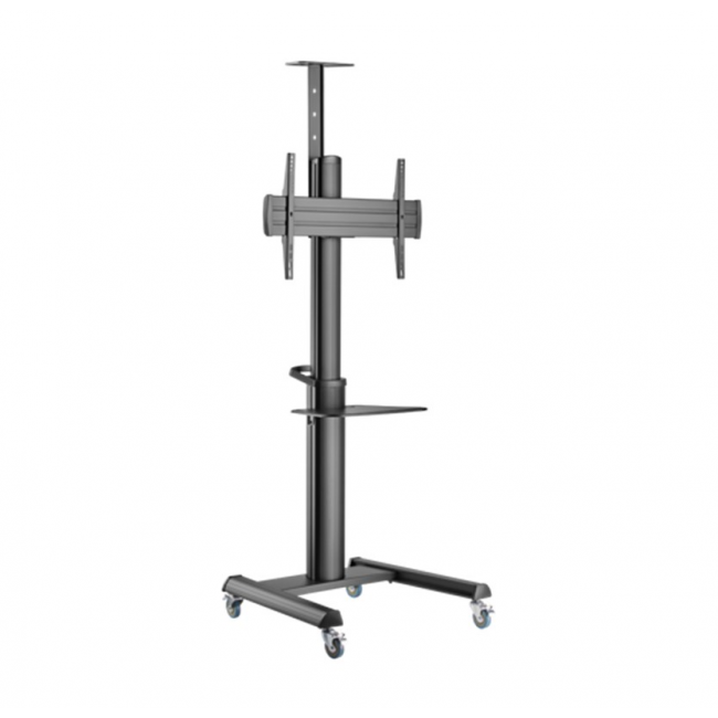 Gembird TVS-70T-02 Aluminum TV floor stand with caster wheels, 37
