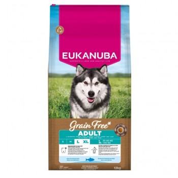 EUKANUBA Grain Free Adult Large Ocean Fish - dry dog food - 12kg