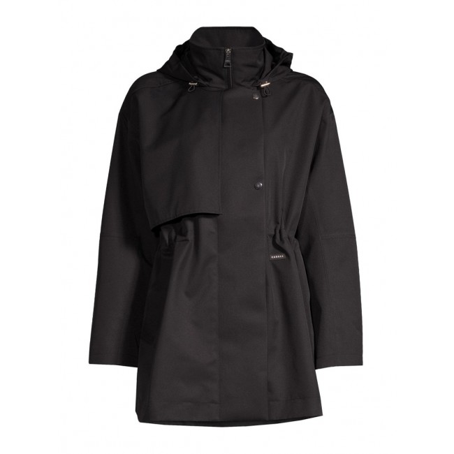 Coat Scandi Trench Rain black