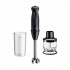Braun MultiQuick 3 MQ30201M 0.6 L Immersion blender 900 W Black, Satin steel
