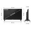 Sharp 24HA1205E TV 61 cm (24