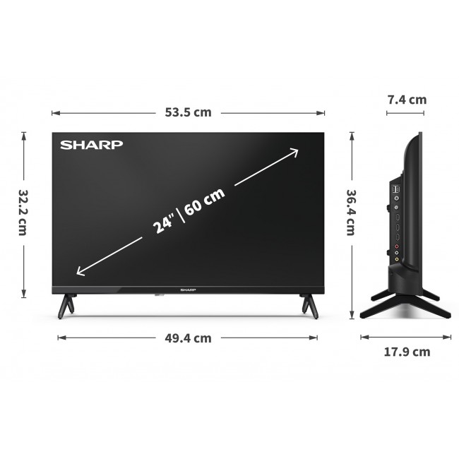 Sharp 24HA1205E TV 61 cm (24