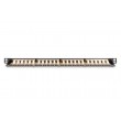 Digitus CAT 6, Class E High Density Patch Panel, shielded, black