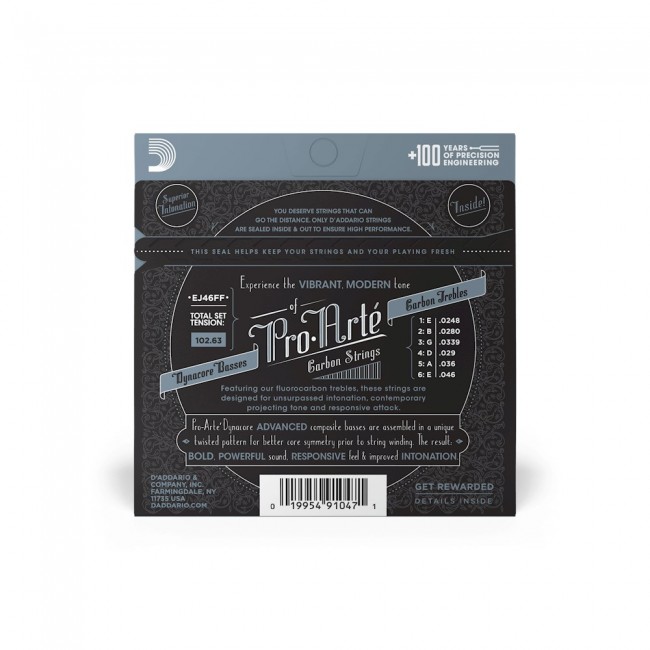 D'Addario EJ46FF Pro-Art Carbon - classical guitar strings