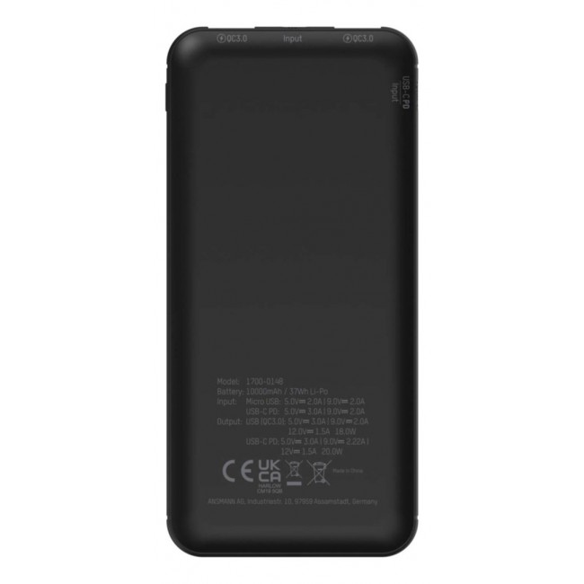 Ansmann PB320PD 10000 mAh Black Ansmann PB320PD 10000 mAh Black