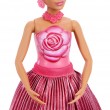 Barbie Petal Pop Scented Fashion Doll with Rose Dress, Reveal Accessories like Bunny & More