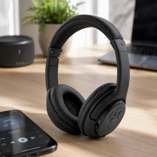 Esperanza EH163K Headphones with microphone Headband Black