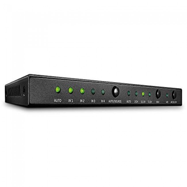 Lindy 4 Port HDMI 18G Switch with Audio Lindy 4 Port HDMI 18G Switch with Audio