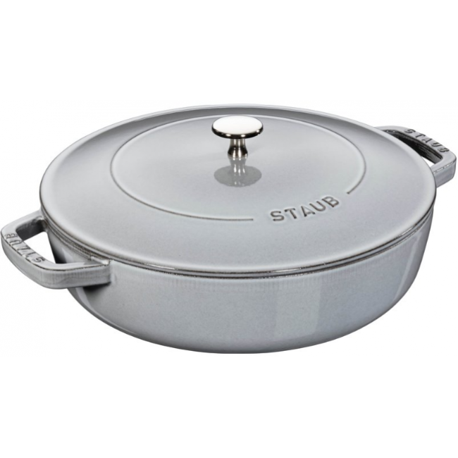 Deep frying pan with lid STAUB 28 cm 40511-470-0 Deep frying pan with lid STAUB 28 cm 40511-470-0
