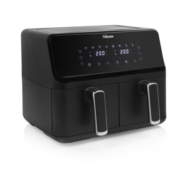 Tristar FR-9026 fryer Double 8 L Stand-alone 2700 W Hot air fryer Black Tristar FR-9026 fryer Double 8 L Stand-alone 2700 W Hot air fryer Black