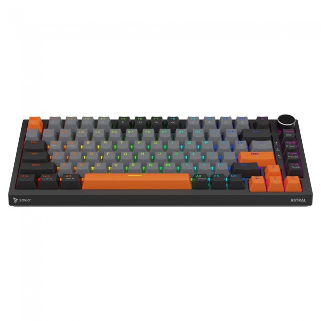 Savio ASTRAL BLACK JADE 3 COLOURS keyboard Gaming USB QWERTY US International