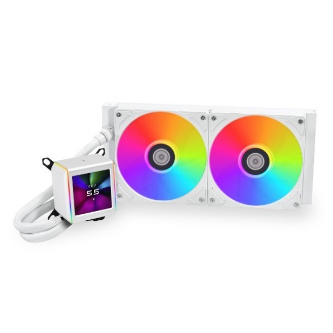Lian Li GA II LCD Processor Liquid cooling kit 12 cm White Lian Li GA II LCD Processor Liquid cooling kit 12 cm White