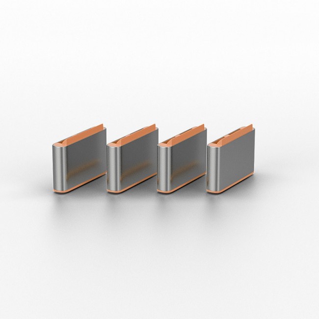 Lindy USB Type C Port Blocker Key - Pack of 4 Blockers, Orange Lindy USB Type C Port Blocker Key - Pack of 4 Blockers, Orange