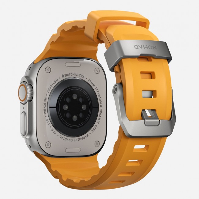 Nomad Rocky Point Band Natural Leather, Titanium