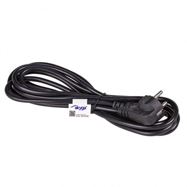 Akyga AK-PC-06A power cable Black 3 m CEE7/7 IEC C13 Akyga AK-PC-06A power cable Black 3 m CEE7/7 IEC C13