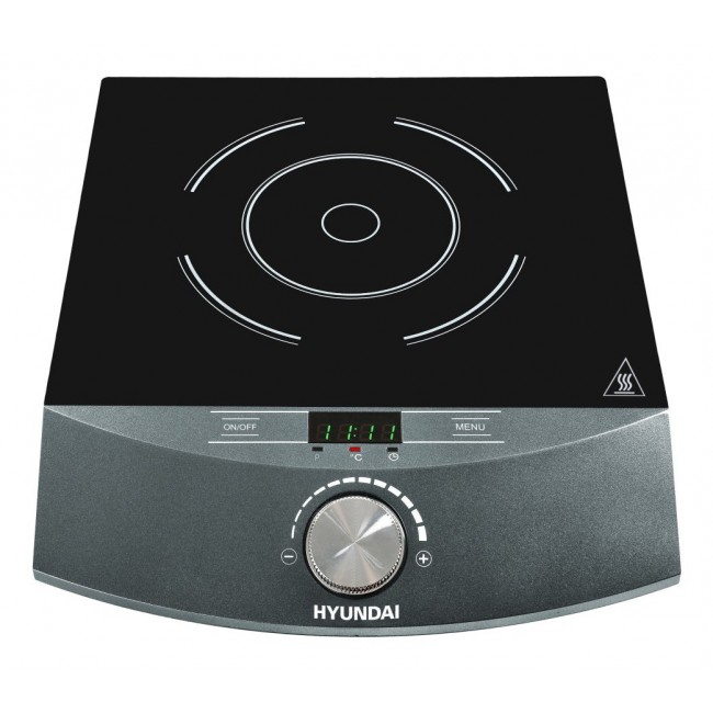 Hyundai IND 133 Black Countertop 30 cm Zone induction hob 1 zone(s)