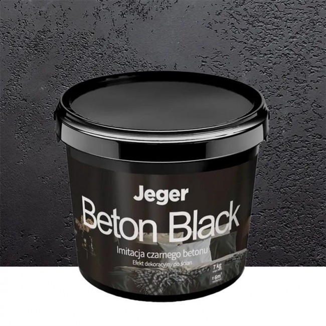 PLASTER DECOR JEGER BETON BLACK 7KG PLASTER DECOR JEGER BETON BLACK 7KG